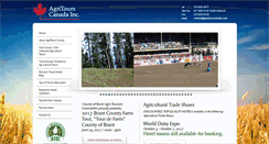 Desktop Screenshot of agritourscanada.com